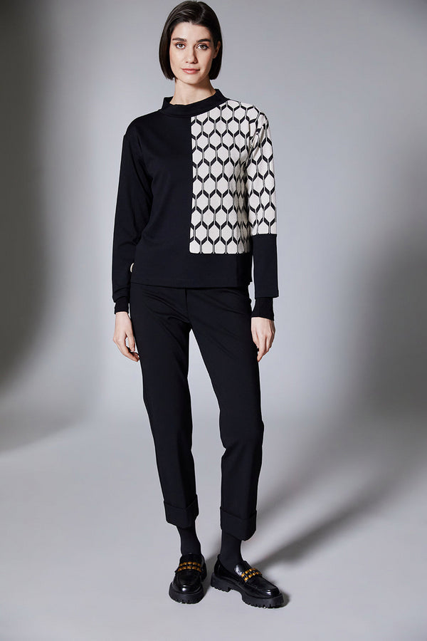 Peruzzi Straight Turn Up Trouser W25121L